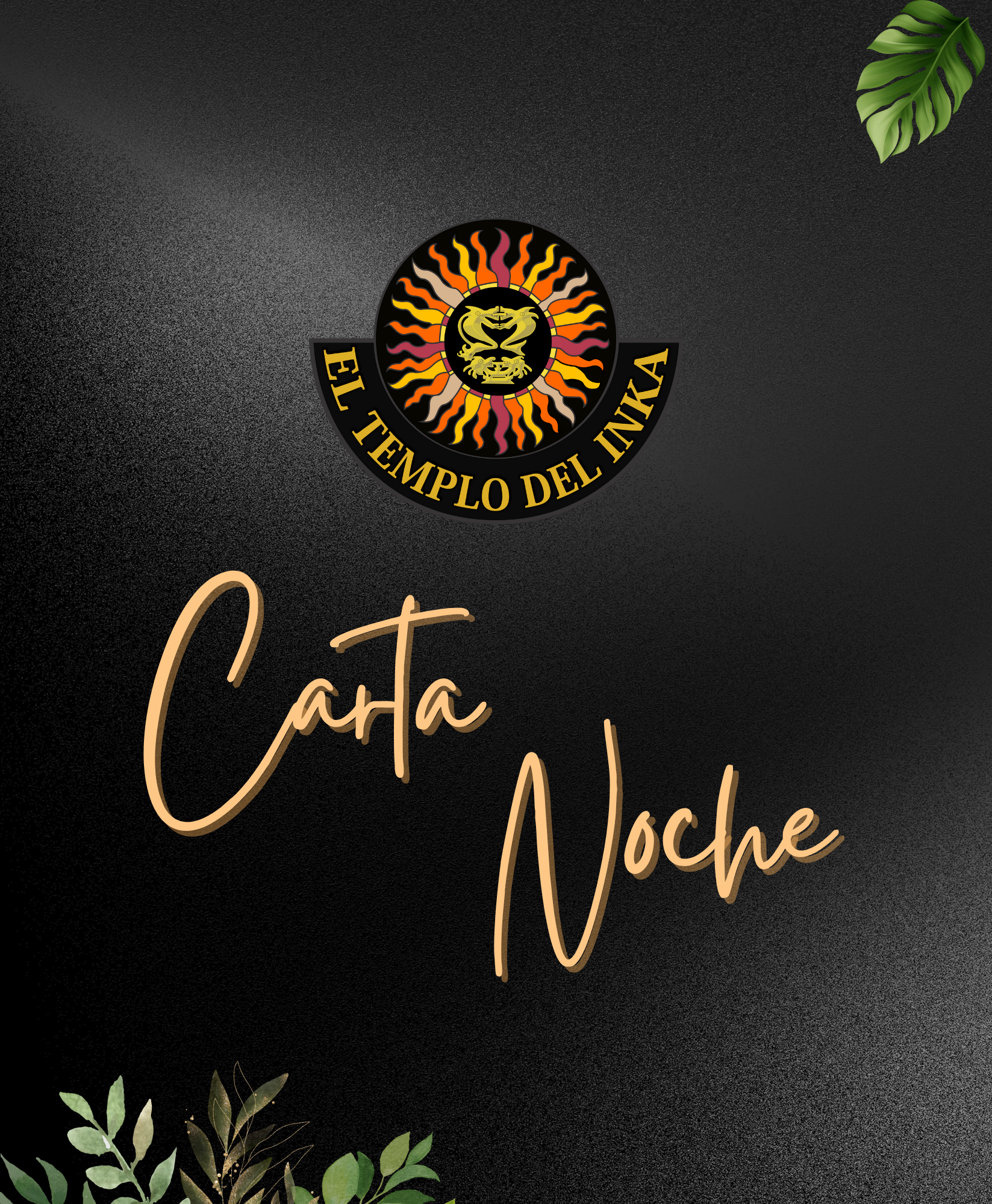 Página 1 de la carta de noche