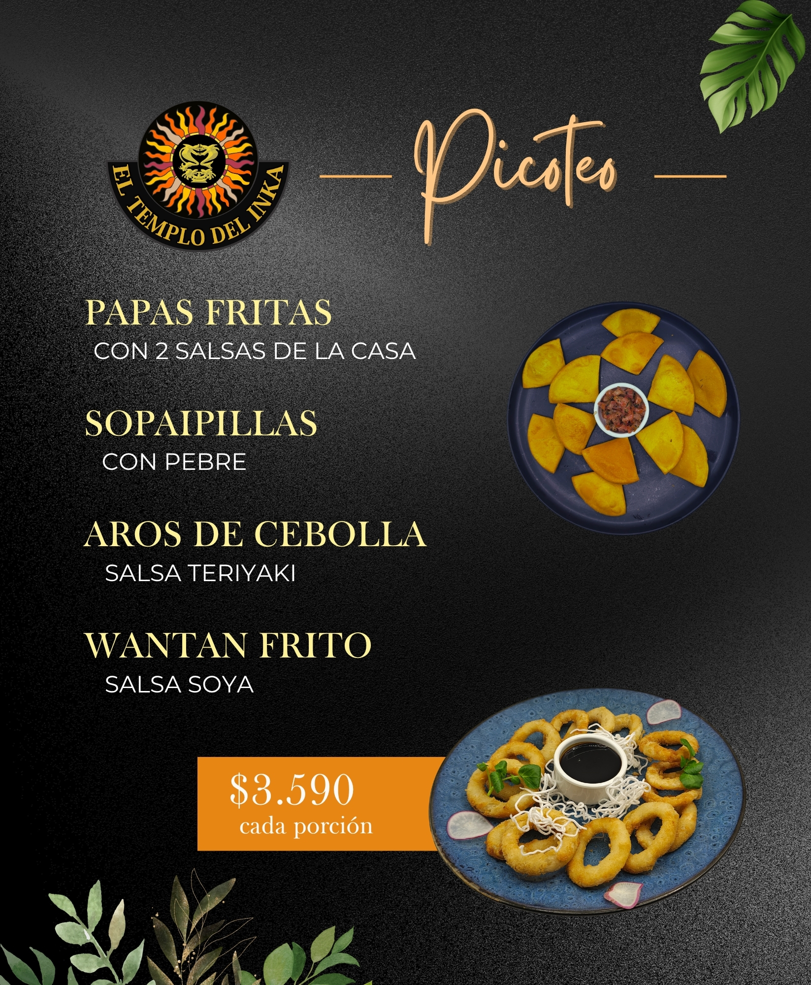 Página 2 de la carta de noche