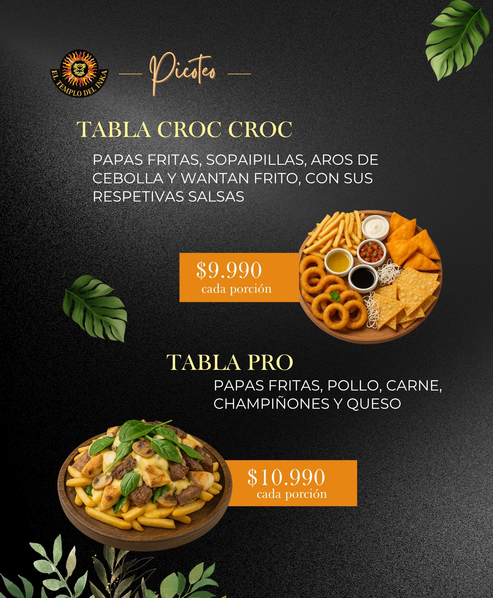 Página 3 de la carta de noche