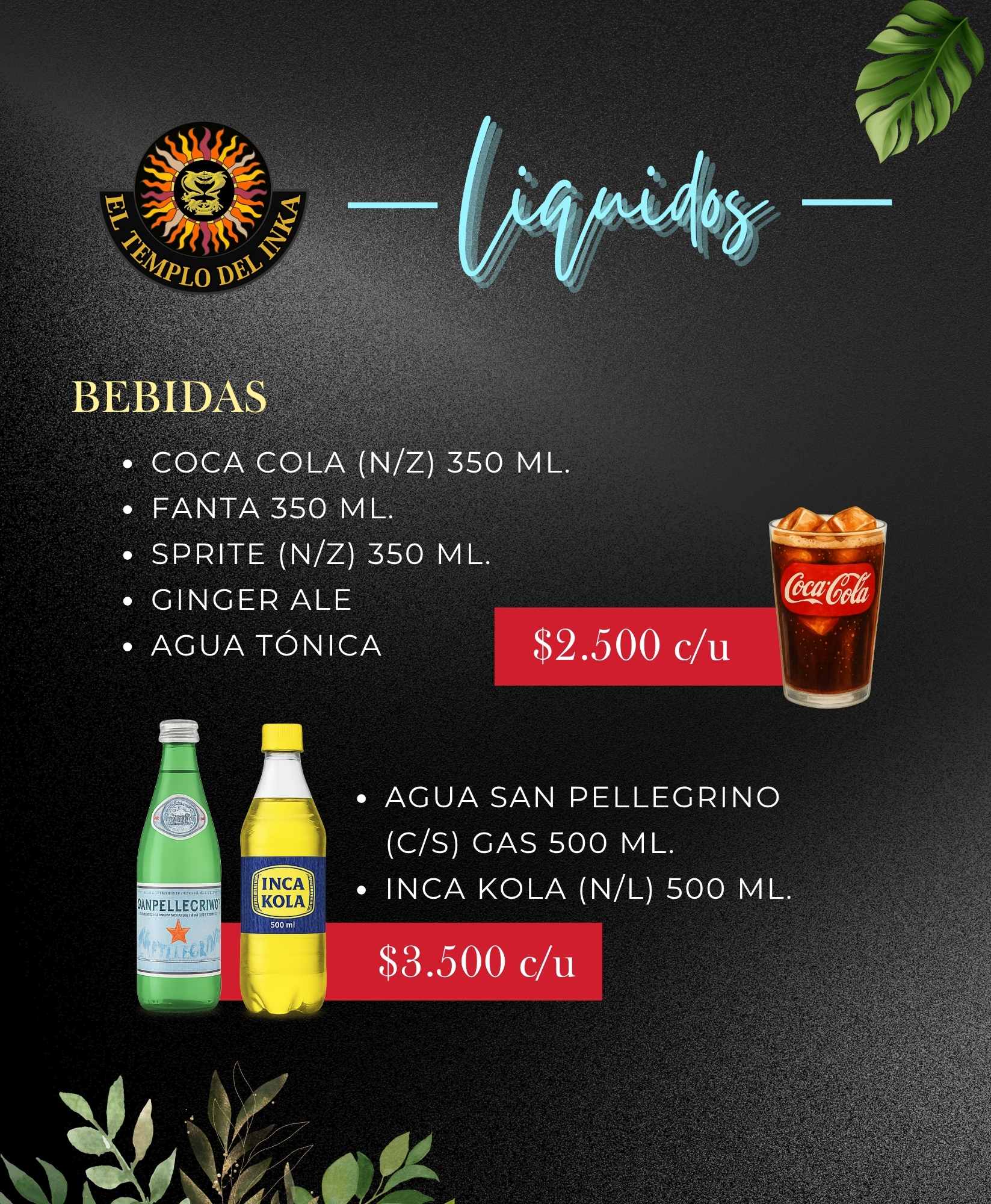 Página 7 de la carta de noche