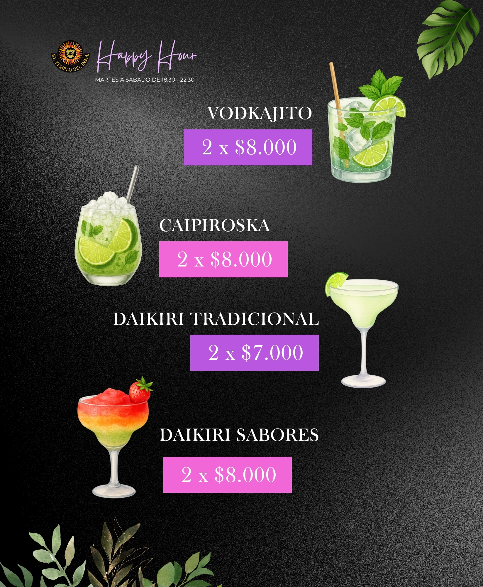 Página 10 de la carta de noche